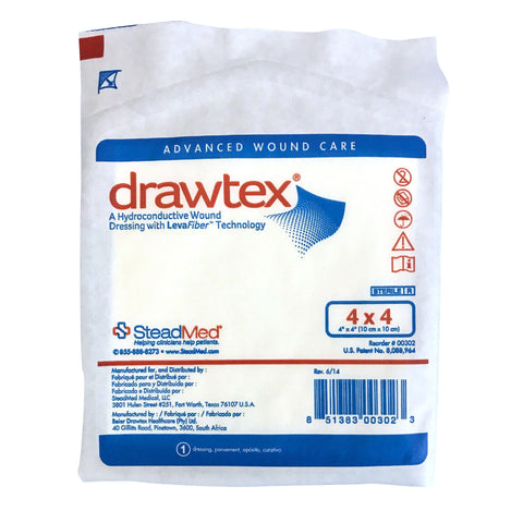 Drawtex® Hydroconductive Wound Dressing 4x4 Square by Urgo
