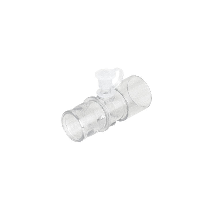Adaptor MDI One Way Valve 22ODx22ID w/Oxygen Stem by Dynarex