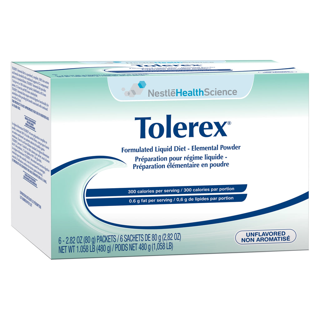 Tolerex® Unflavored Powder Elemental Formula 2.82oz Packet by Nestles