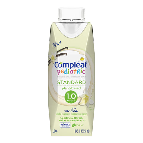 Compleat® Pediatric Standard Vanilla 1.4 & 1.0 250ml Tube & Oral Suitable by Nestles