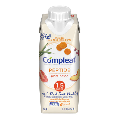 Compleat® Peptide 1.5 Plant Based Flavor 250mL Reclosable Carton by Nestles