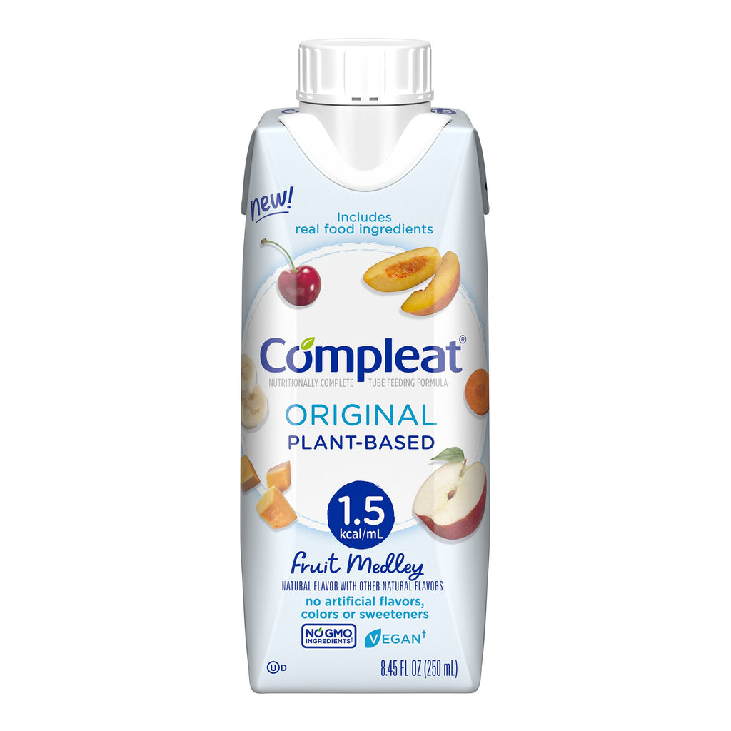 Compleat® Original 1.5 Fruit Medley Liquid 250 mL Reclosable Carton by Nestles