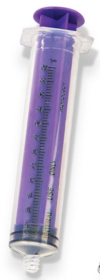 Enteral Feeding Syringe Piston w/Enfit Flat top Unitized Code by Cardinal Health