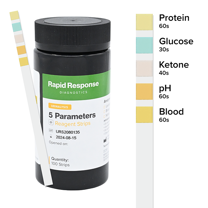 Urine Test Strip 5 Test May Use w/120C Analyzer CLIA Waived by BTNX