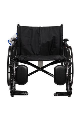 Wheelchair 28x18 Bariatric 600lb Detachable Desk Arm Elevation Leg Rest by Dynarex