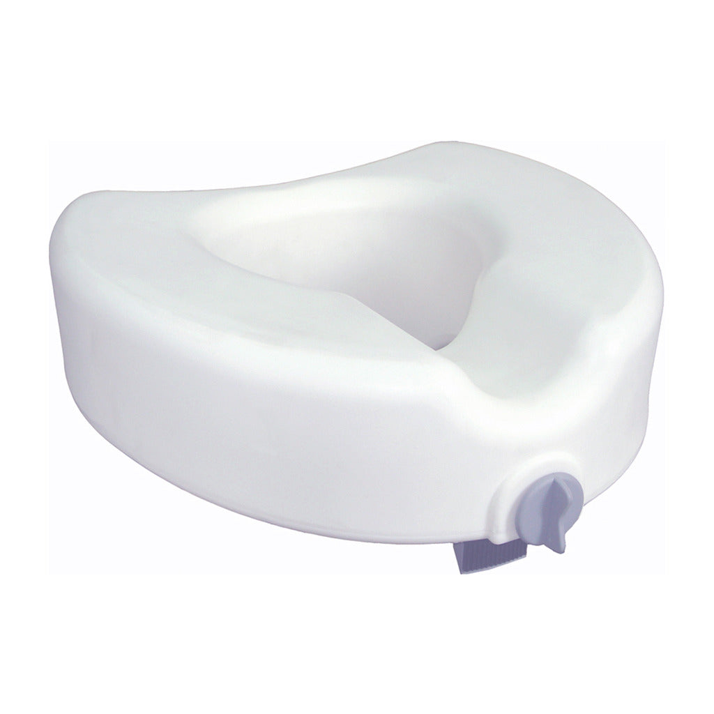Toilet Seat Raised Locking Heavy Duty 300lb Tool Free by Dynarex