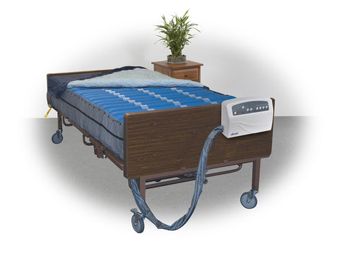 Overlay Mattress System Med-Aire + 3 Sizes 10" Bariatric A.P. Low Air Loss 750lb  by Drive