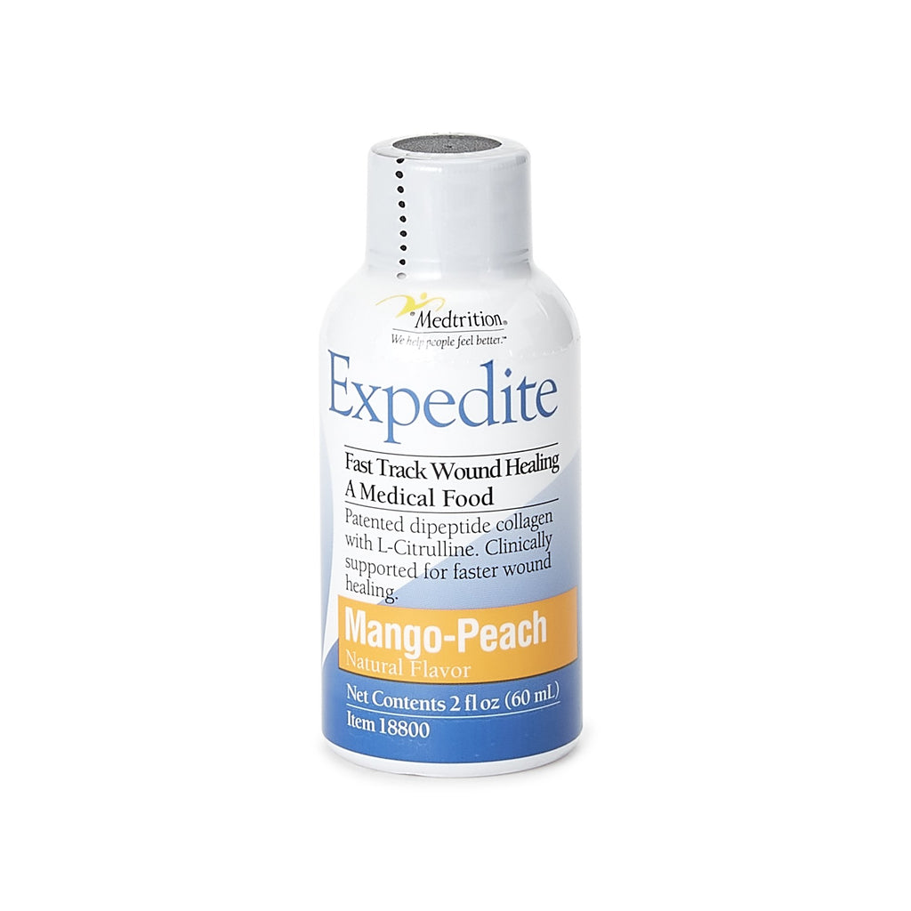 Liquid Oral Supplement Expedite™ Mango-Peach Flavor 2 oz. Bottle by Medtrition