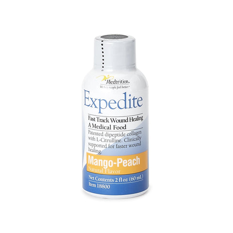 Liquid Oral Wound Supplements Expedite™ 2 oz. Grape & Mango Peach by Medtrition