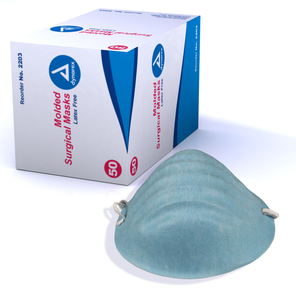 Masks Surgical Molded by Dynarex