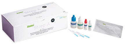 Strep A Rapid Test Throat Swab Sample by Lifesign