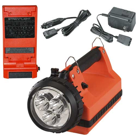 LiteBox E-Spot Orange Standard System 7-15 Hour Run Time Battery Powered Light Rechargeable by Streamlight