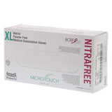 Exam Glove Chemo Tested Micro-Touch® NitraFree™ Nitrile Standard Cuff by Ansell
