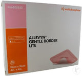 Dressing Foam Adhesive Thin Silicone Allevyn Gentle Border Lite Sterile by Smith Nephew