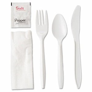 Silverware Cutlery Set Disposable 6 Piece by Crystal