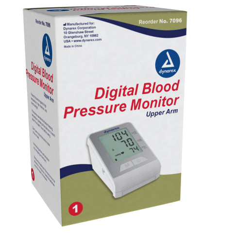 Blood Pressure Monitor Automatic Inflation Wrist Digital by Dynarex
