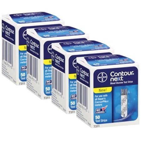 Diabetic Strips Bayer Contour® Next EZ 50ct, No coding required