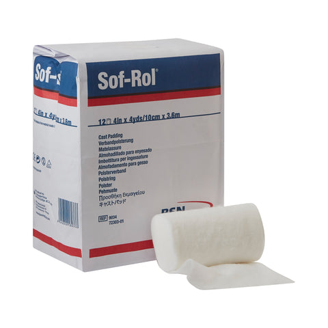 Cast Padding Rayon Undercast Sof-Rol® 4 Yard Rolls Non Sterile by BSN