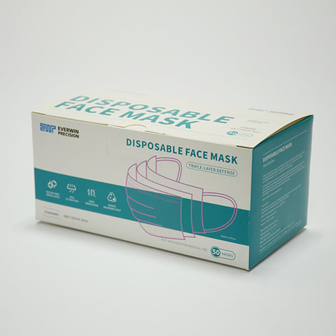 Face Mask Medical Surgical ASTM Level 3 Blue 3Ply