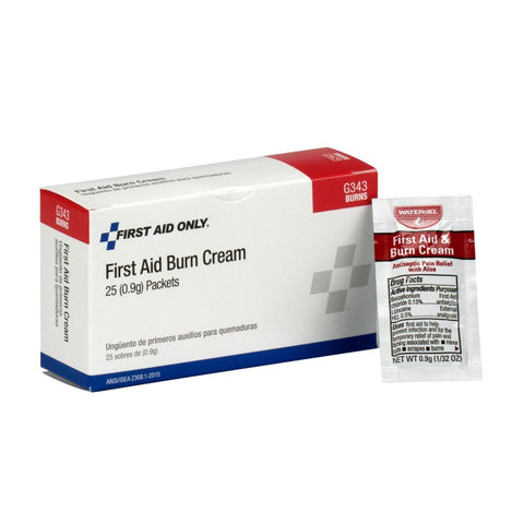 Burn Cream .9Gram BZK-Lidocaine by Acme United