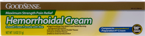 Ointment Hemorrhoid Cream Pain Relief 1.8oz by GOOD SENSE