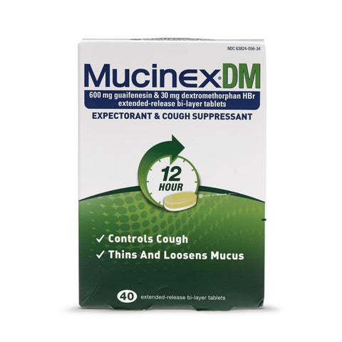 Mucinex® Tablets 600MG/30MG ER Tab 40/BX by Reckitt Benckiser Inc