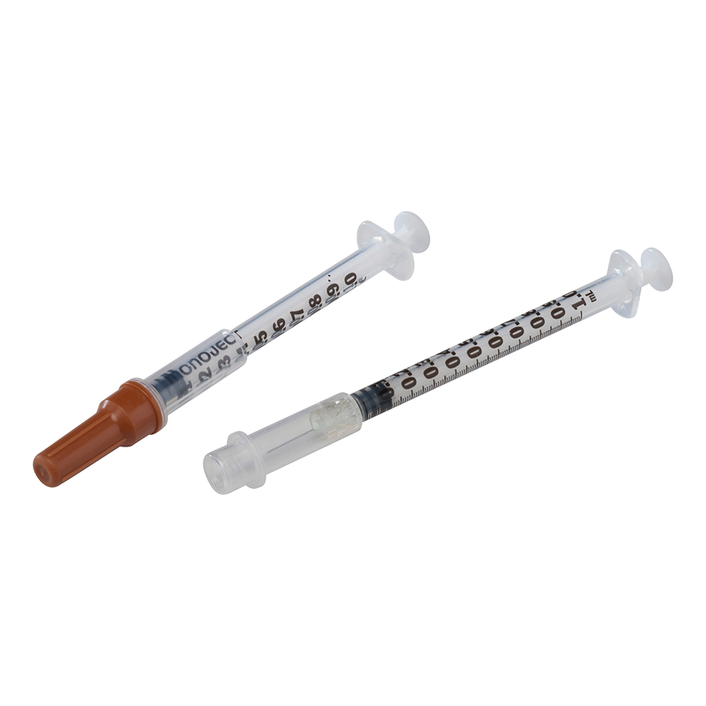 Syringe & Needle Safety Tuberculin Sterile Monoject™ by Kendall