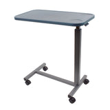 Table Overbed Plastic-Top Non Tilt H Base Capacity 50lb by Dynarex