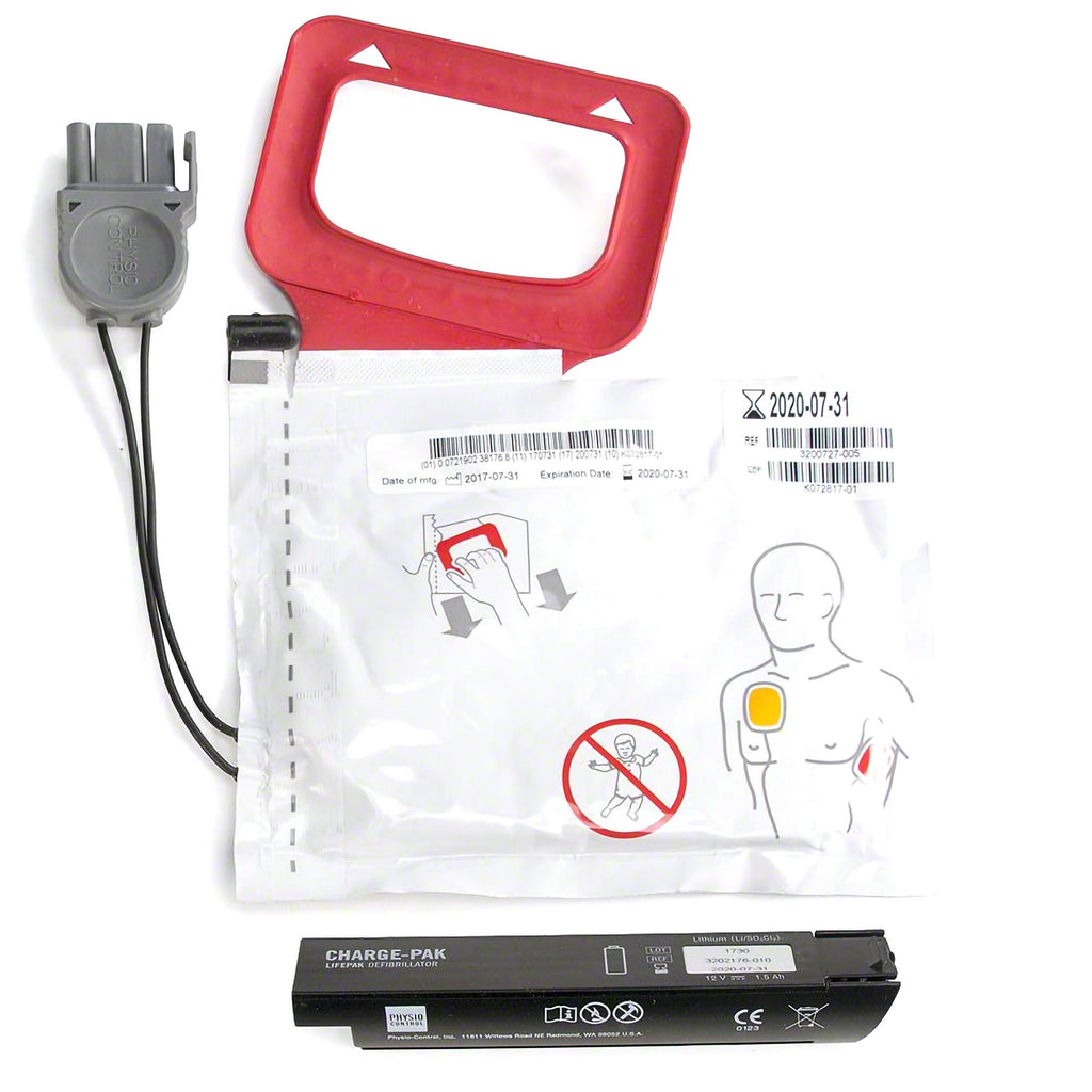 Lifepak Battery/Charger Pad Kit for CR Plus & Express AED by Stryker