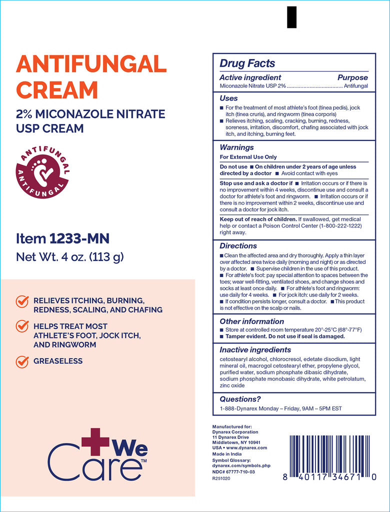 Antifungal Cream 4oz Miconazole Nitrate 2% by Dynarex
