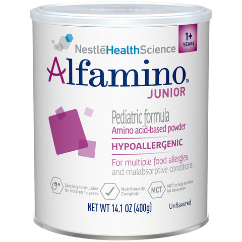 Alfamino® Junior Pediatric Oral Supplement Unflavored 14.1 oz. Powder by Nestles