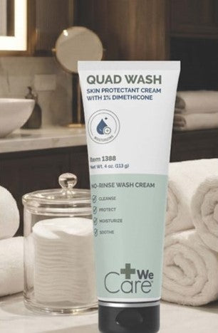 Barrier Creme 4oz Quad Wash w/Dimethicone No Rinse by Dynarex