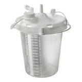 Suction Bottle 1500mL Rigid Disposable w/Stem or DISS by Allied Healthcare