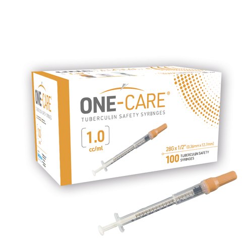 Syringe & Needle Safety 1CC Tuberculin 25G 27G 28G Sterile by Medivena
