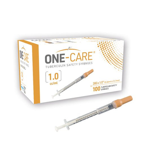 Syringe & Needle Safety 1CC Tuberculin 25G 27G 28G Sterile by Medivena