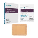 Dressing Foam Adhesive Sterile Silicone SiliGentle by Dynarex Compare Optifoam Gentle™