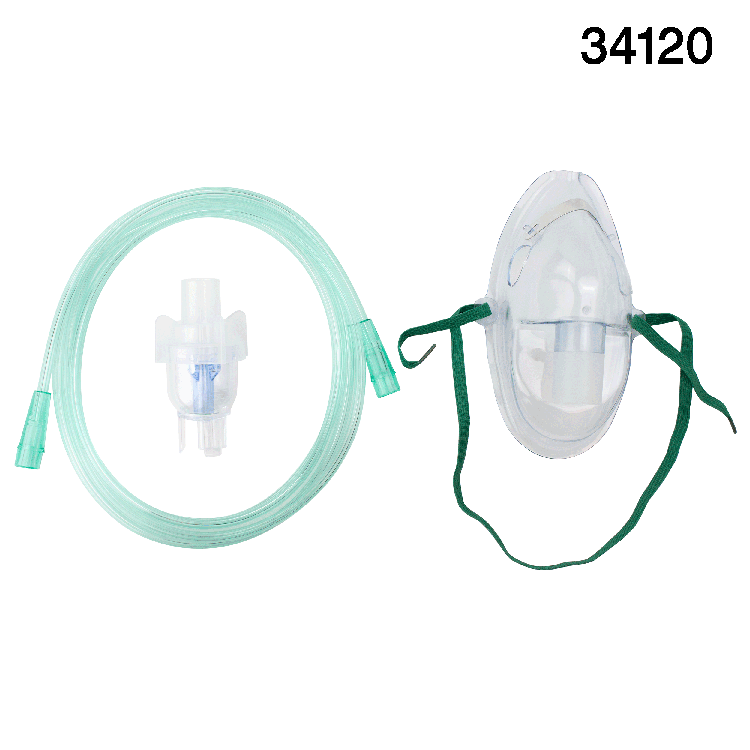 Nebulizer With Mask Kit Small Volume w/Standard 7Foot Tubing by Dynarex