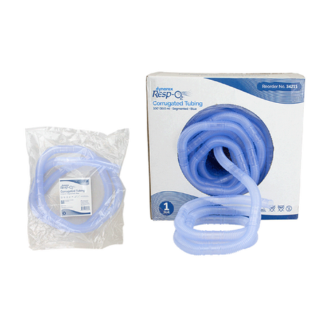 Aerosol Tube 6 Foot CORR-A-FLEX Corrugated Tubing 22-mm Disposable by Dynarex