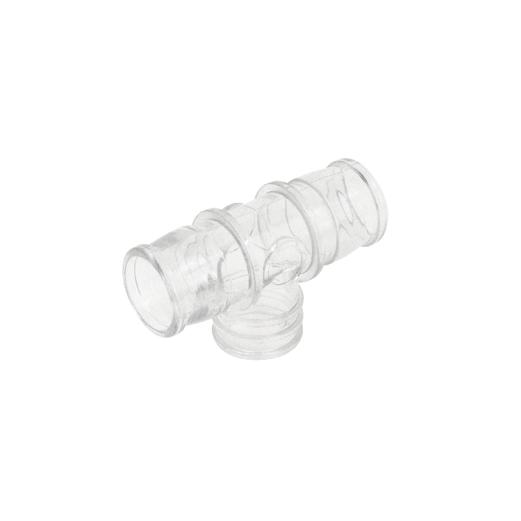 Adapter Connector Aerosol Tee Standard 22mmOD/OD by Dynarex