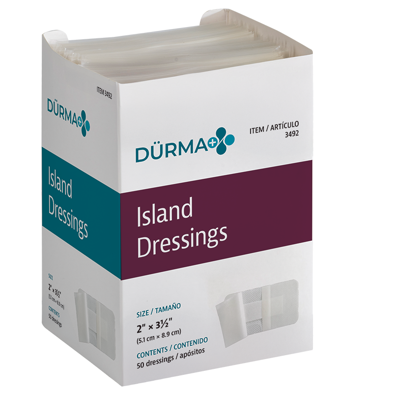 Dressing Island Adhesive Border Sterile by Dynarex