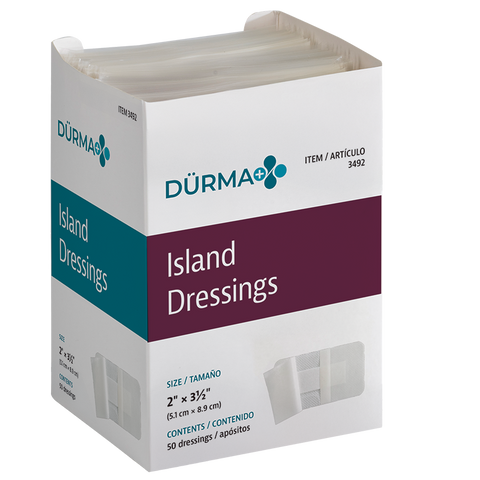 Dressing Island Adhesive Border Sterile by Dynarex