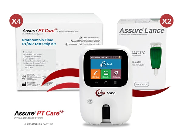 Pt Inr Machine Coagulation PT/INR Analyzer Monitor POC 4Pack PROMO KIT CLIA-Waived by ...