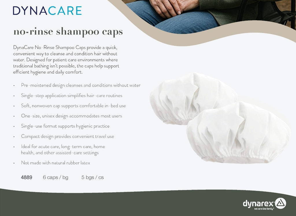 Shampoo Cap No Rinse Dynarcare Scented by Dukal