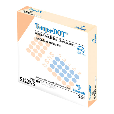 Thermometer Disposable Oral Tempa·DOT™ Medical Indicators