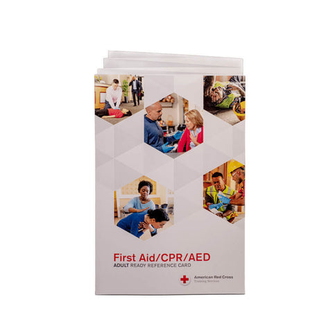 CPR First Aid/CPR/AED Ready Reference by Red Cross