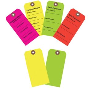 Equipment Tags Clean Dirty Repair by Action Health