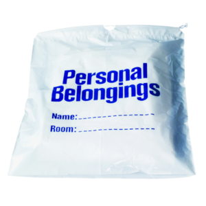 Patient Belongings Bag w/Drawstring by Dynarex