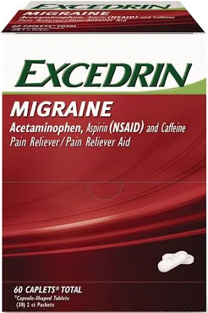 Excedrin Aspirin Apap Combo Unit Dose Dispenser Box