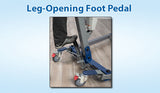 Patient Lift Battery Powered w/LCD Display 600lb Capacity Full Body by Span America