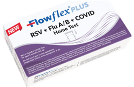 Covid 4in1 OTC Home Test Covid (Flu A&B) + RSV Flowflex By Acon Labs